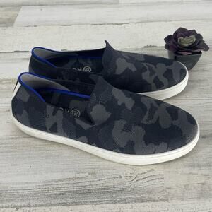 Rothy’s Cameo Black Slip On Sneakers Comfort Size 10.5
